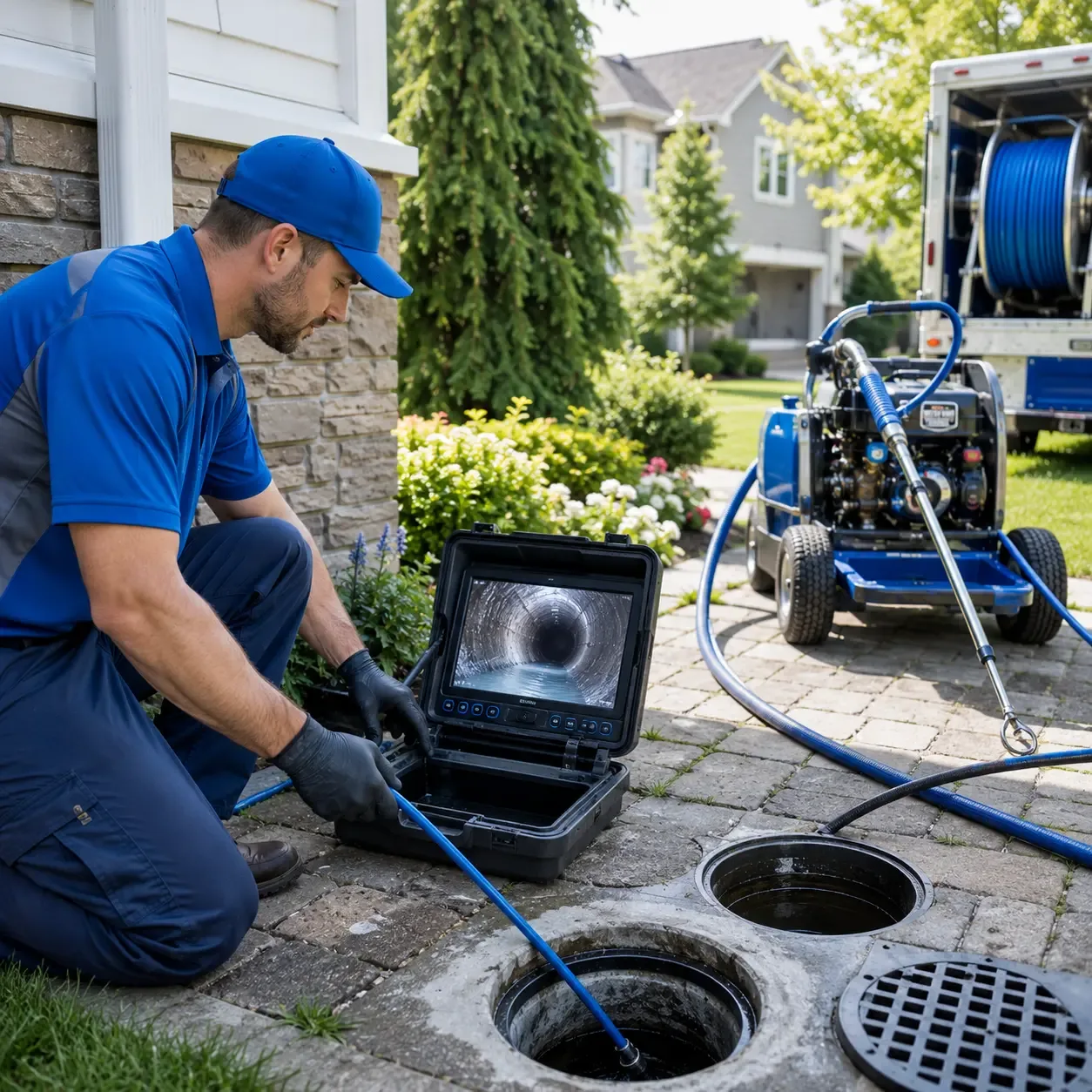 Outdoor drain cleaning professionals serving Smithfield, IL
